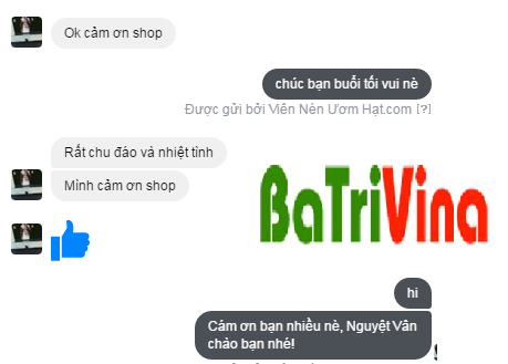 cảm nhận khách hàng về viên nén ươm hạt batrivina